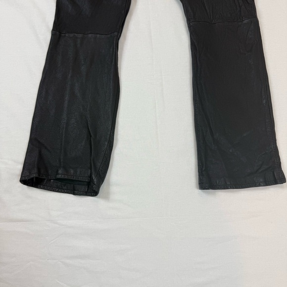 Rem Garson Genuine Leather Black  Pants Size 12 - Picture 2 of 13